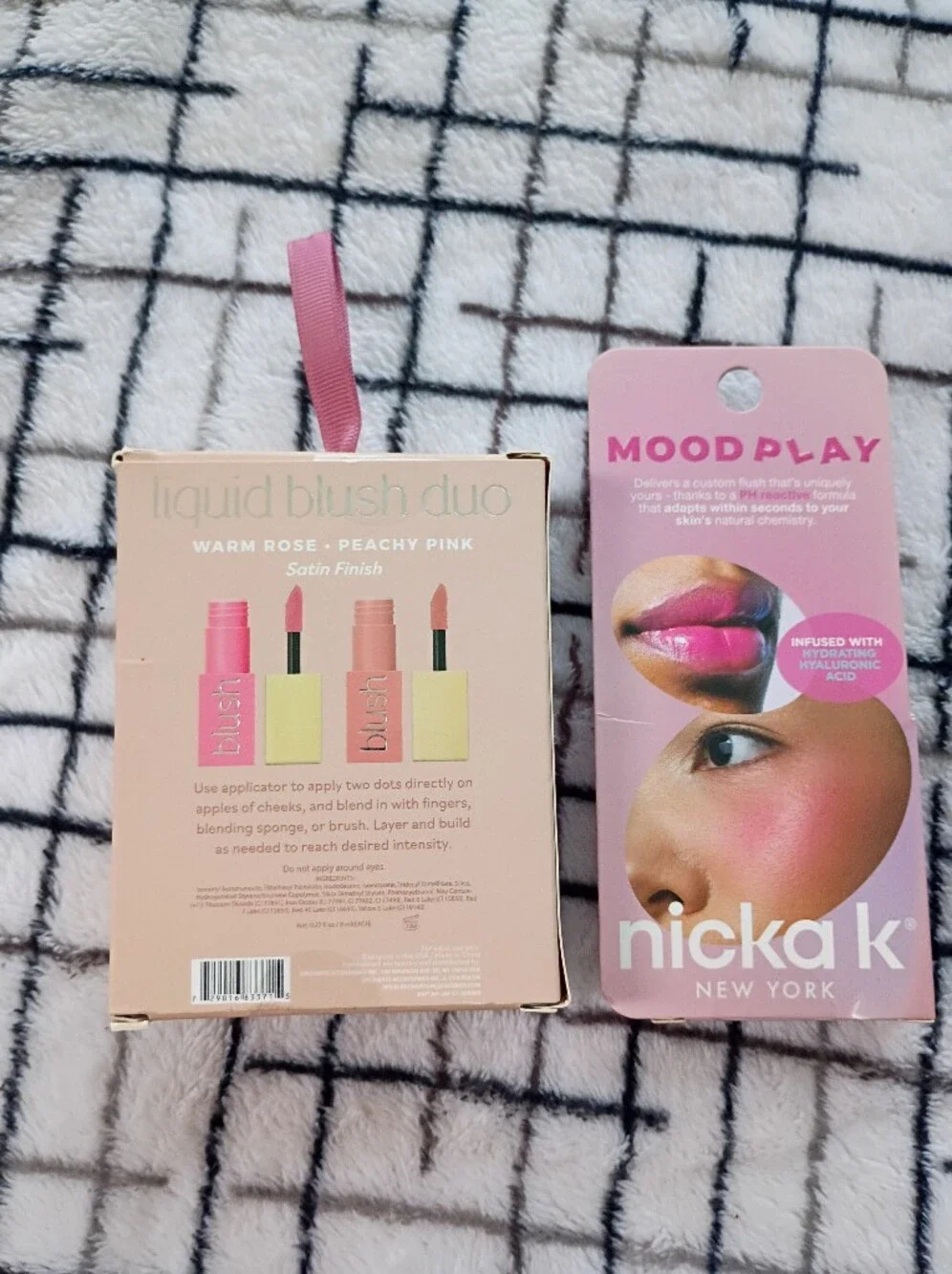 Liquid Blush Duo & Mood Play Glassy Gel Lip + Cheek - Pink Shades BRAND NEW LOT
